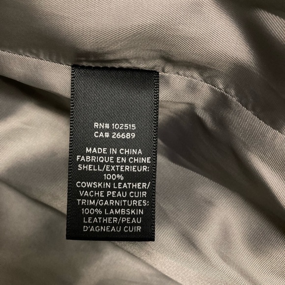 John Varvatos goat Suede Officer Jacket. Size Small. - Picture 3 of 9